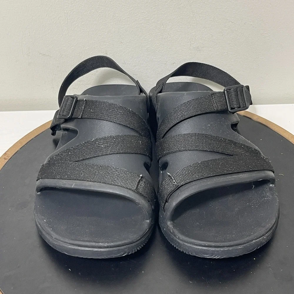 Chaco Chillos Sport Sandals Men Size 12 Adjustable Strap Black Outdoor Slide